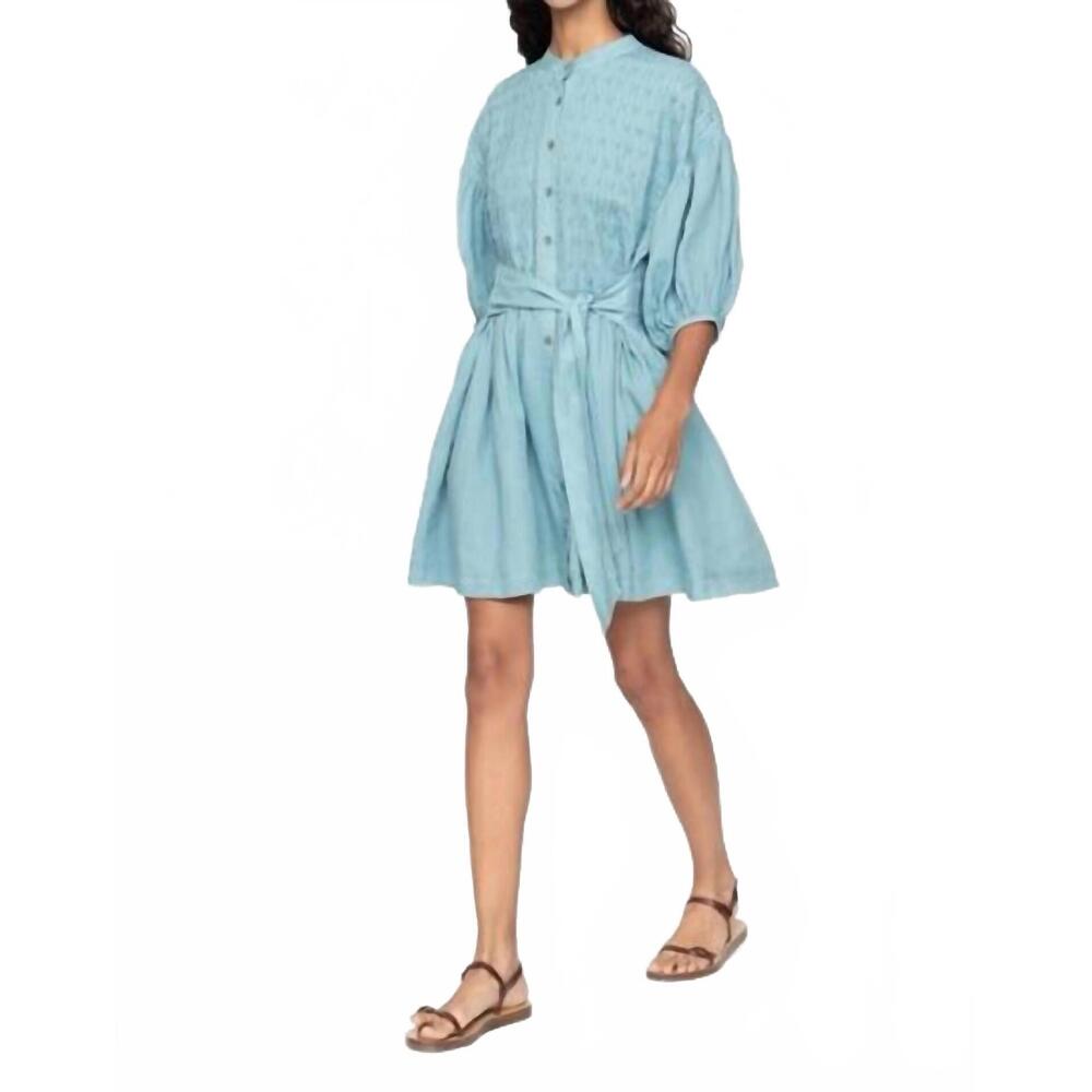 NEW SEA violet mini dress in blue